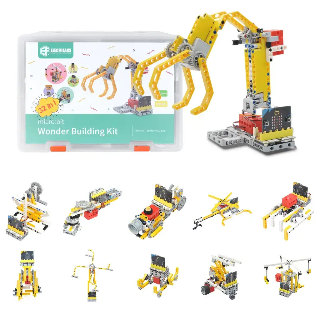 ELECFREAKS micro:bit 32 in 1 Wonder Building Kit ( ohne micro:bit board ) – Ansicht 2