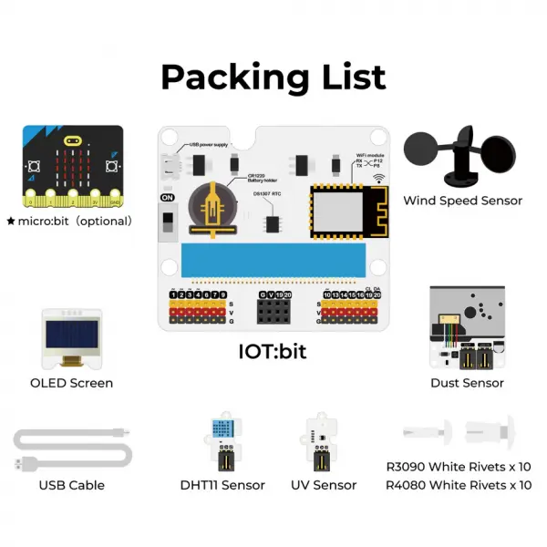 ELECFREAKS micro:bit Smart Climate Kit (ohne micro:bit Board) – Ansicht 4