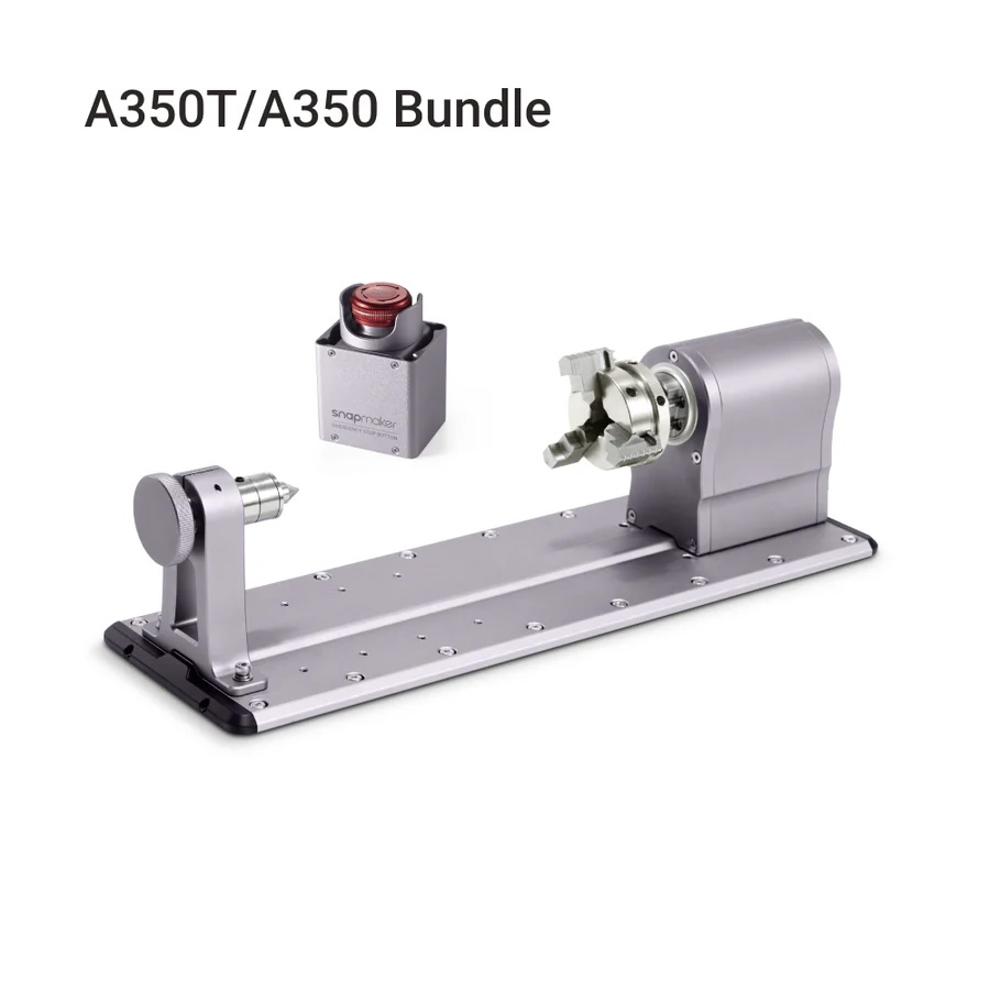 Snapmaker 2.0 A350 Zubehör Rotary Module & Emergency Stop Button EU Version – Ansicht 2