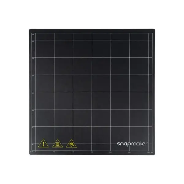 Snapmaker 2.0 Druckplatte für A350/A350T mit beidseitig bedruckbaren Stickern - Printing sheet with – Ansicht 2