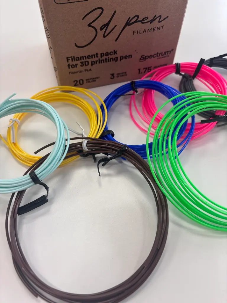 Filament für 3D Stifte 20 Farben je 3m – Ansicht 2