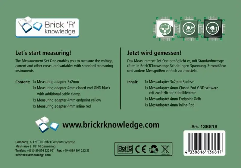 ALLNET Brick'R'knowledge Measurement Set One – Ansicht 2