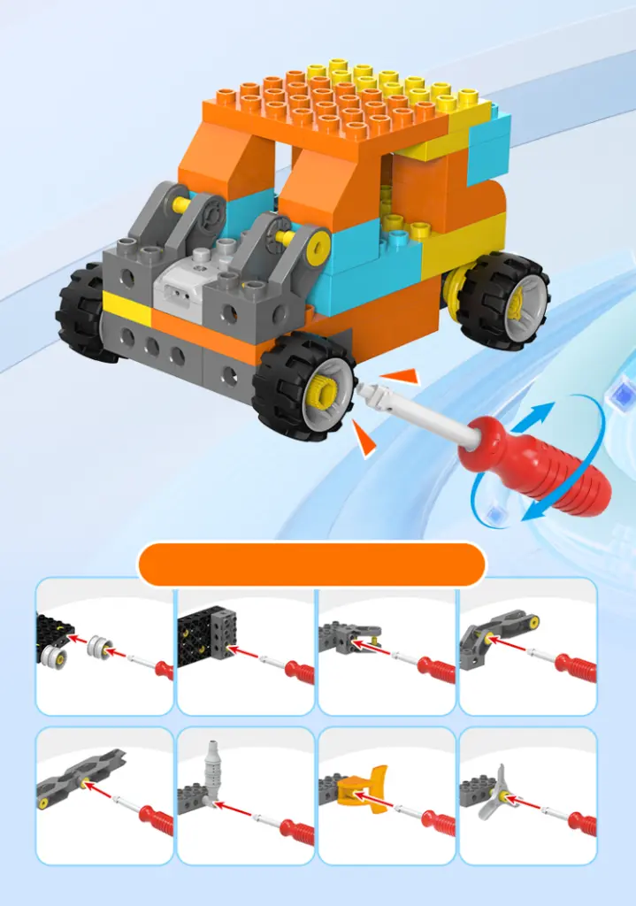 Makerzoid Big Blocks - Future Mechanic Scratch Junior ab 3 Jahren – Ansicht 3