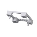 ALLNET Brick’R’knowledge Zwischensteg 1x1 transparent 10er – Ansicht 2