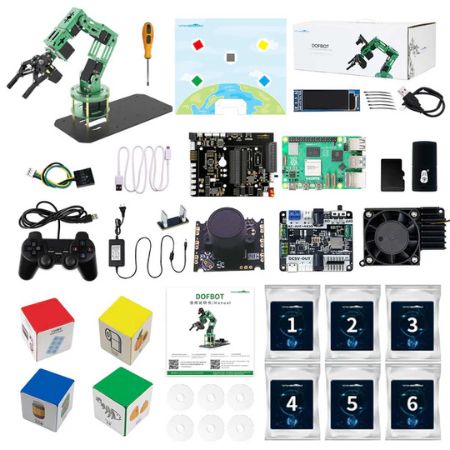 Yahboom DOFBOT AI Vision Robotic Arm with ROS Python programming for Raspberry Pi 5 – Ansicht 2