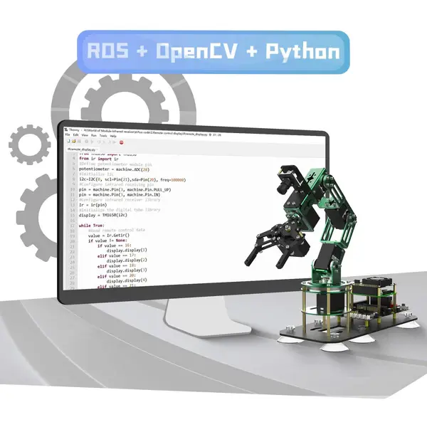 Yahboom DOFBOT AI Vision Robotic Arm with ROS Python programming for Raspberry Pi 5 – Ansicht 7