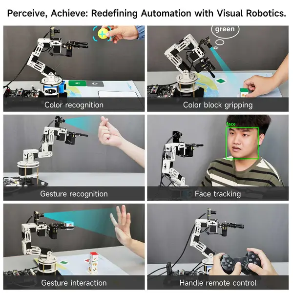DOFBOT SE AI Vision Robotic Arm with ROS Python Programming (Virtual Machine Version) – Ansicht 3