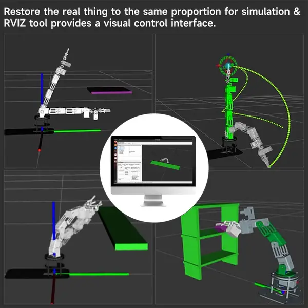 DOFBOT SE AI Vision Robotic Arm with ROS Python Programming (Virtual Machine Version) – Ansicht 5