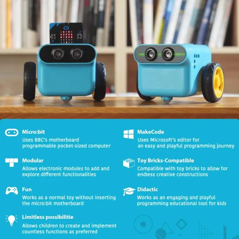 ELECFREAKS TPBot Car-micro:bit Roboter (ohne micro:bit Board) – Ansicht 2
