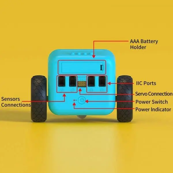 ELECFREAKS TPBot Car-micro:bit Roboter (ohne micro:bit Board) – Ansicht 5