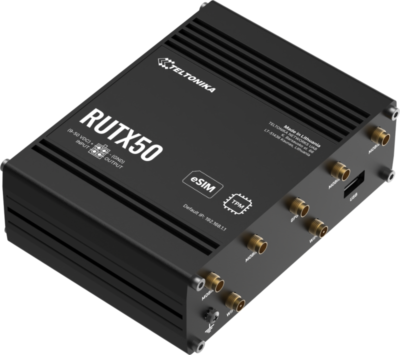 Teltonika · Router · RUTX50 · 5G Modem Router/WLAN – Ansicht 2