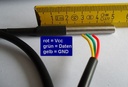 ALLNET 4duino Sensor Temperatur wasserdicht DS18B20 – Ansicht 2