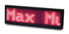 ALLNET Namensschild elektronisch programmierbar Seriell - Farbe rot – Ansicht 2