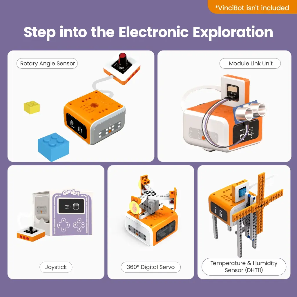 VinciBot Erweiterung "Inventor Kit" MatataStudio – Ansicht 6