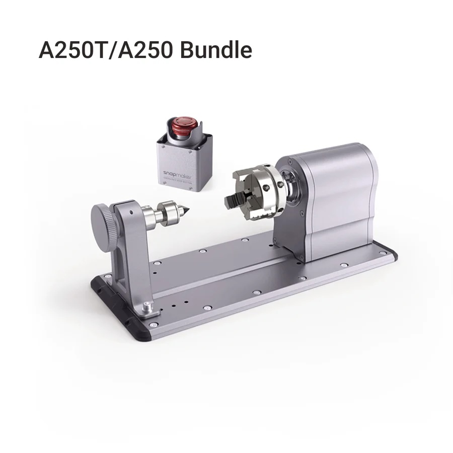 Snapmaker 2.0 A250T/A250T Zubehör Rotary Module & Emergency Stop Button EU Version – Ansicht 2