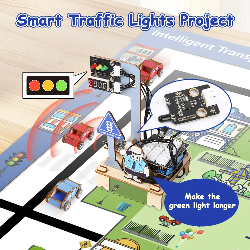 ACEBOTT Easy-Plug Intelligent Transportation Education Kit – Ansicht 6