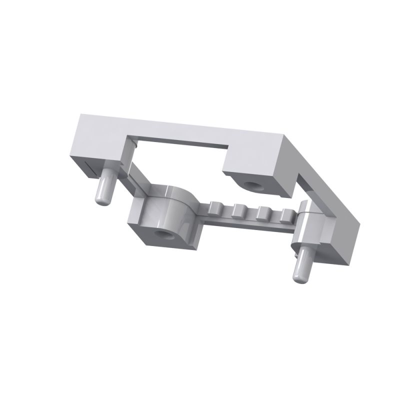 ALLNET Brick’R’knowledge Zwischensteg 1x1 transparent 10er – Ansicht 2