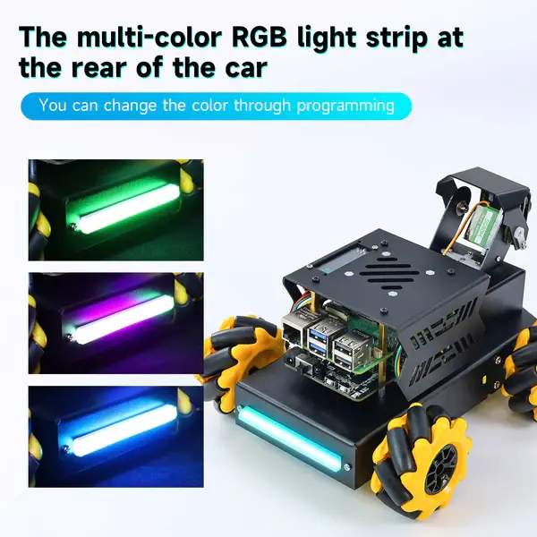 Yahboom Raspbot V2 AI Large Model Robot Car for Raspberry Pi 5 4G – Ansicht 7