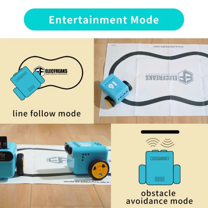ELECFREAKS TPBot Car-micro:bit Roboter (ohne micro:bit Board) – Ansicht 3