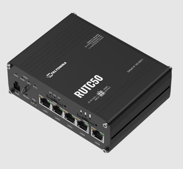 Teltonika · Router · RUTC50 · 5G Modem Router WiFi6 · eSim – Ansicht 2