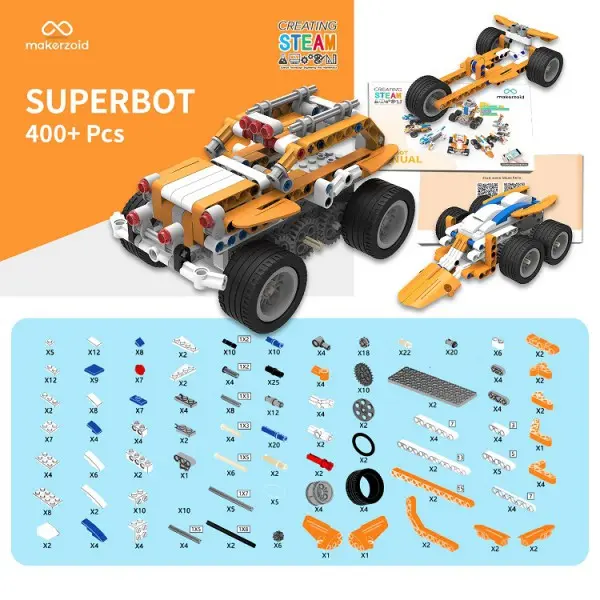 Makerzoid Superbot Building Blocks – Ansicht 2