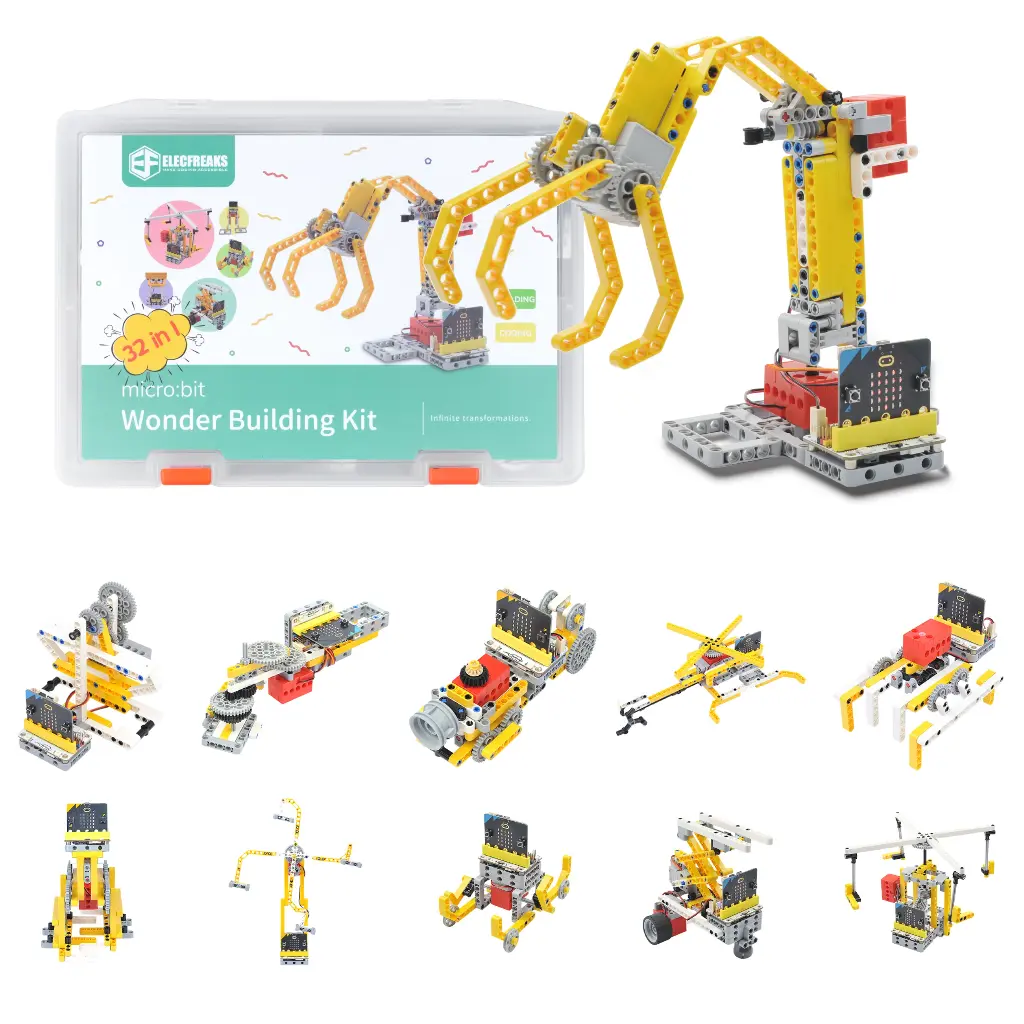 [208973] ELECFREAKS micro:bit 32 in 1 Wonder Building Kit ( ohne micro:bit board )