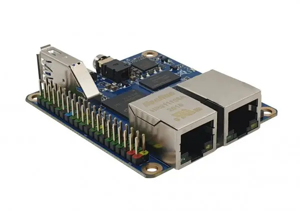 [180019] Rock Pi E D4 Dual Ethernet Board RK3328 512MB RAM oh. Wifi/BT