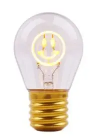 LED-Glühbirnen zum Aufladen (Flamme)