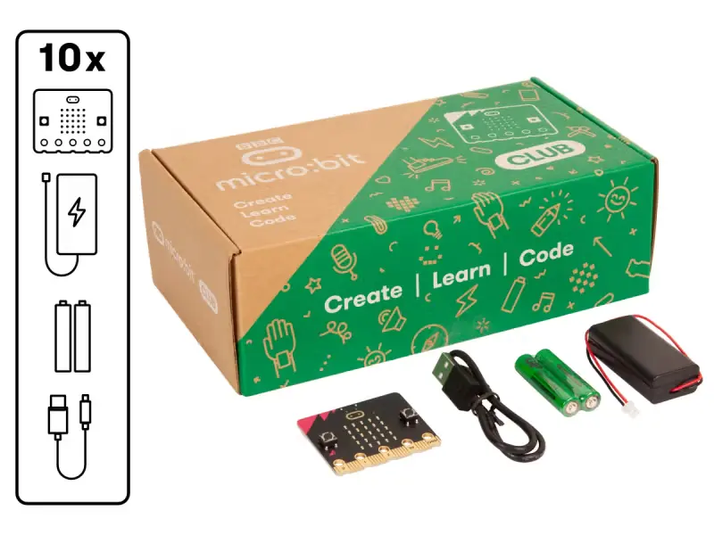 micro:bit Go - Club Bundle (10 Starter Sets)