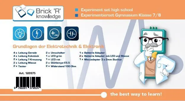 [189975] ALLNET Brick'R'knowledge Experimentierset Gymnasium Klasse 7/8