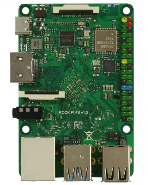 [177010] Rock Pi 4 Model A 4GB V1.4 (ohne WLAN/Bluetooth/PoE)