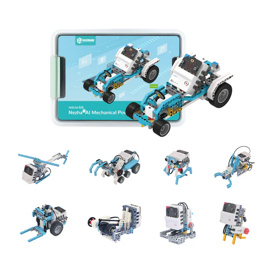 [249861] ELECFREAKS micro:bit Nezha Pro AI Mechanical Power Kit (ohne micro:bit Board)