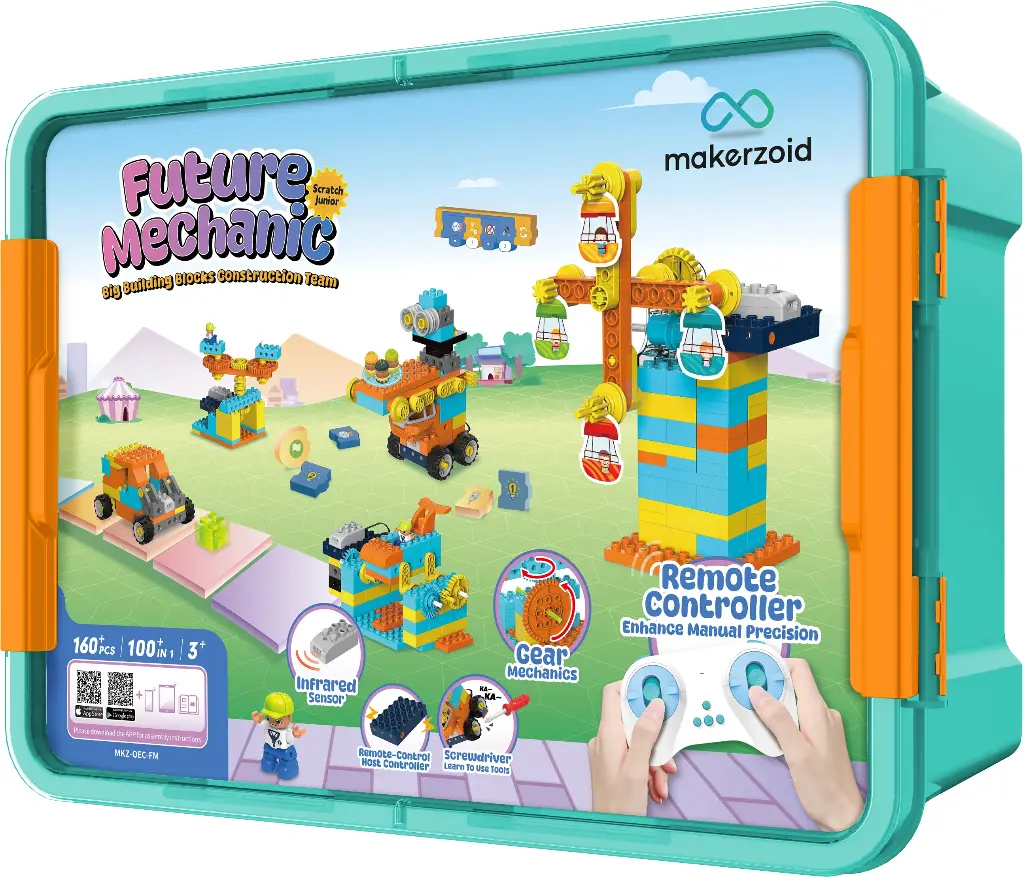 [251349] Makerzoid Big Blocks - Future Mechanic Scratch Junior ab 3 Jahren