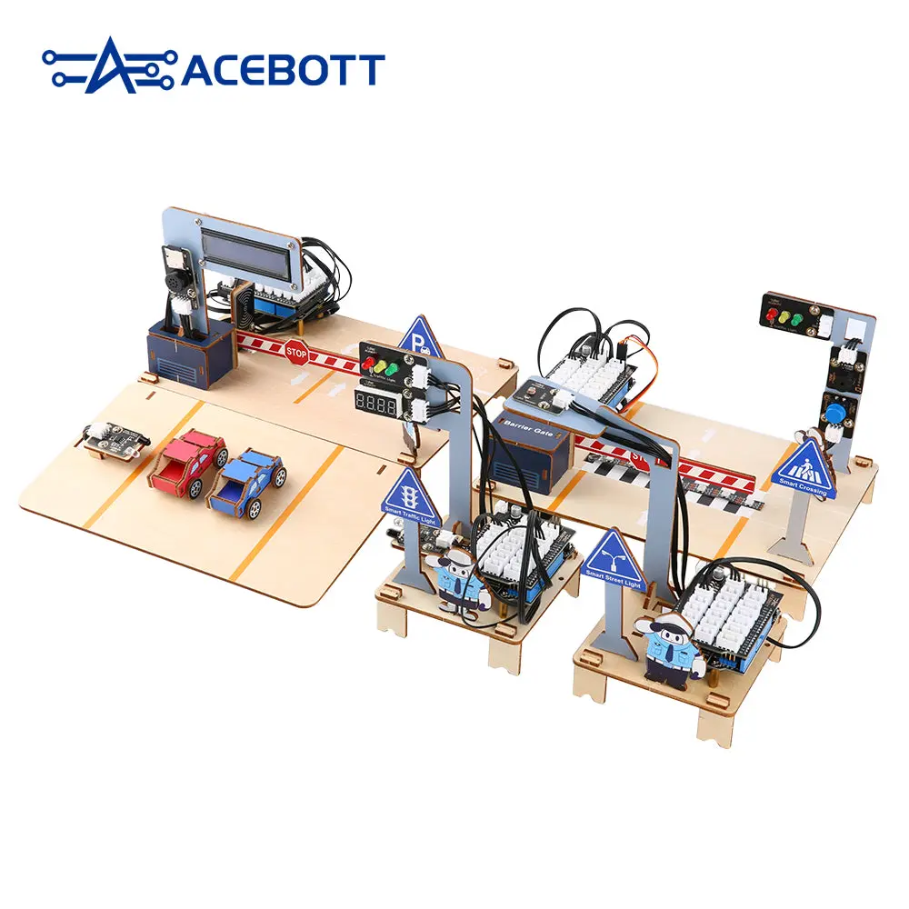 ACEBOTT Easy-Plug Intelligent Transportation Education Kit