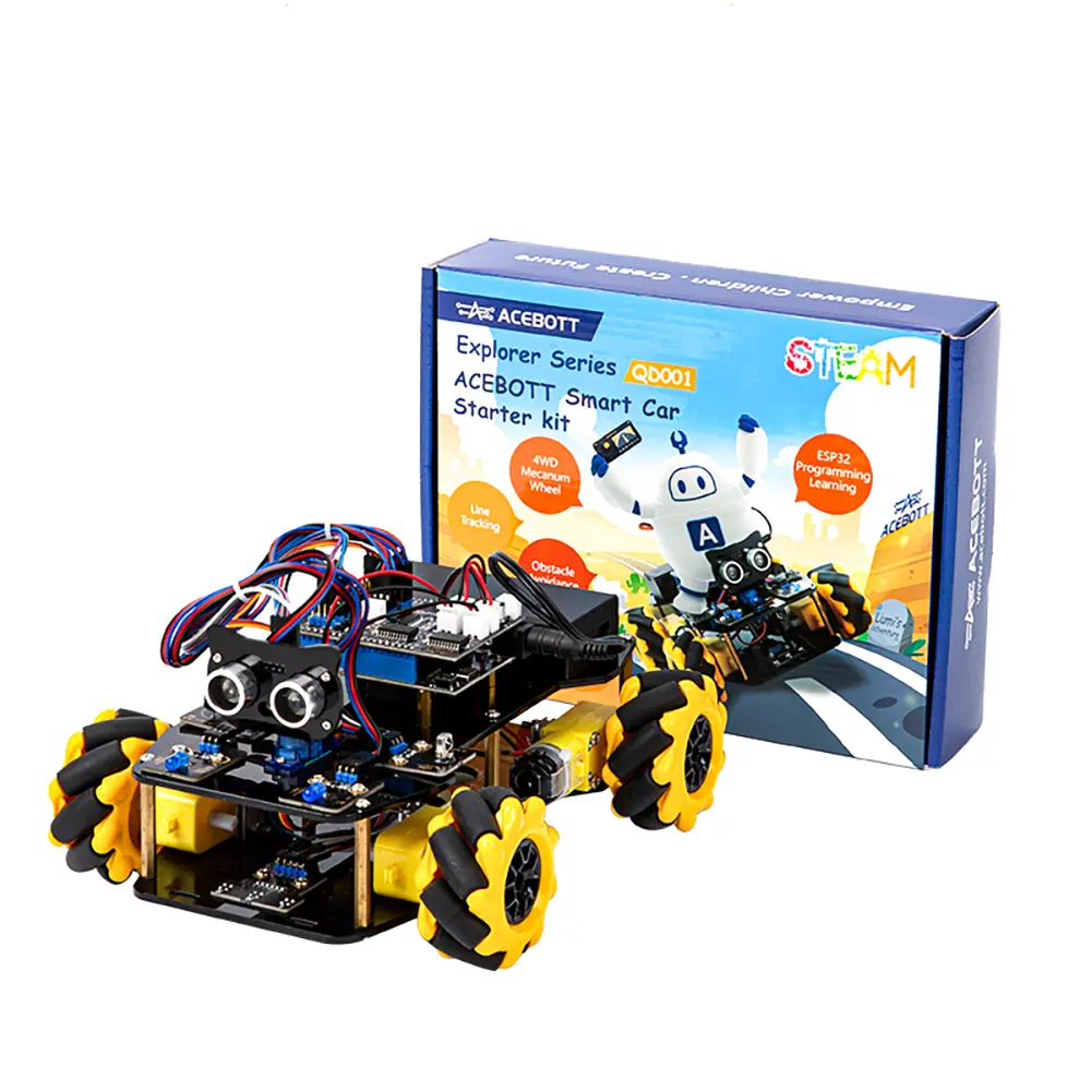 [251649] ACEBOTT ESP32 Smart Car Starter Kit