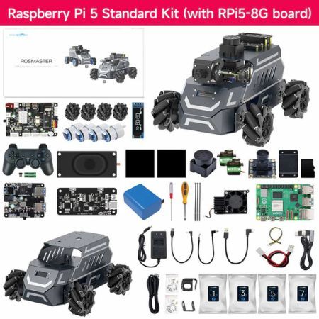 Yahboom ROSMASTER M1 (Standard kit) (Mit Raspberry Pi 5 (8 GB))