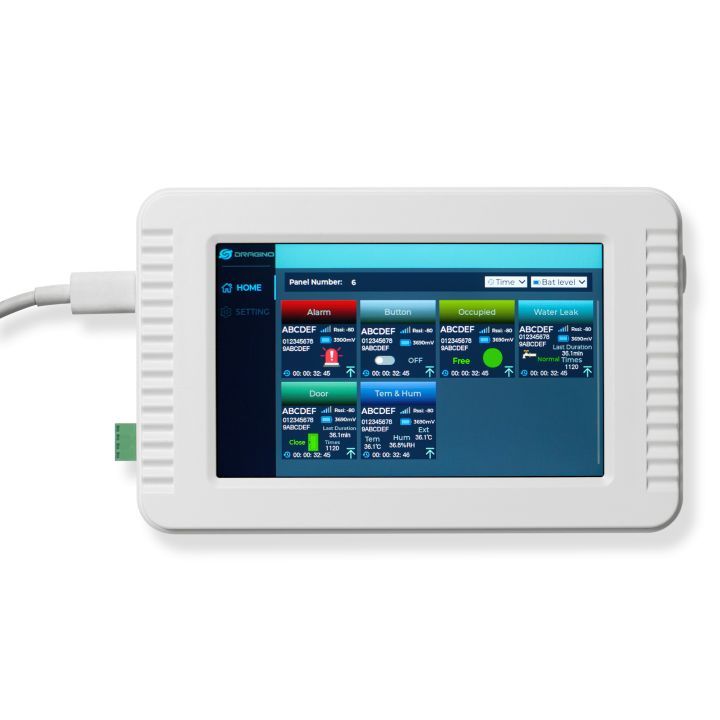 [246672] DRAGINO · Sensor · LoRa · HMI Touchscreen · LTS5-EU868